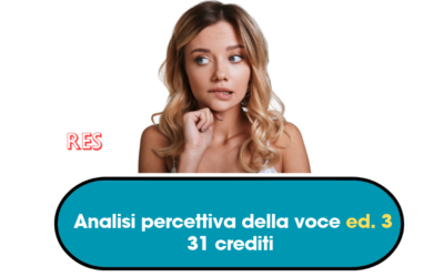 Analisi percettiva della voce – ed. 3